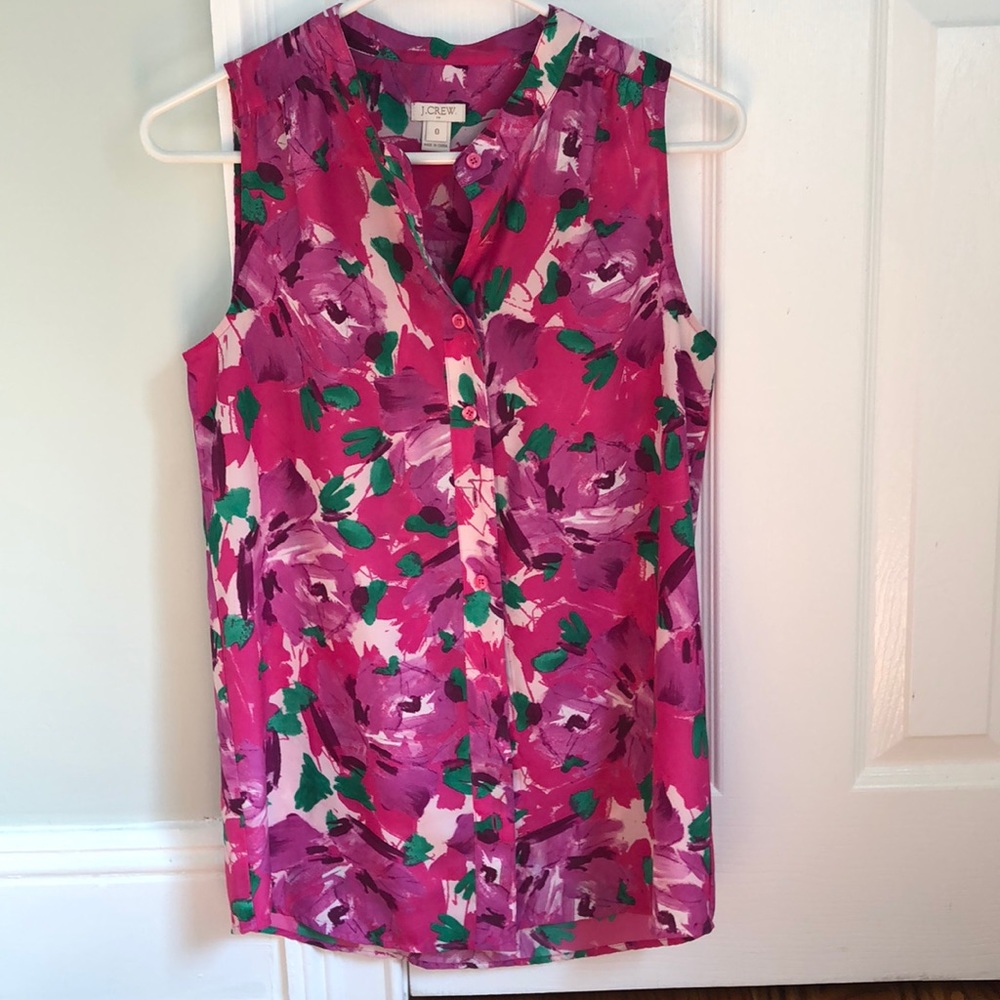 J.Crew sleeveless blouse